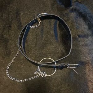 Top Shop Black chained belt